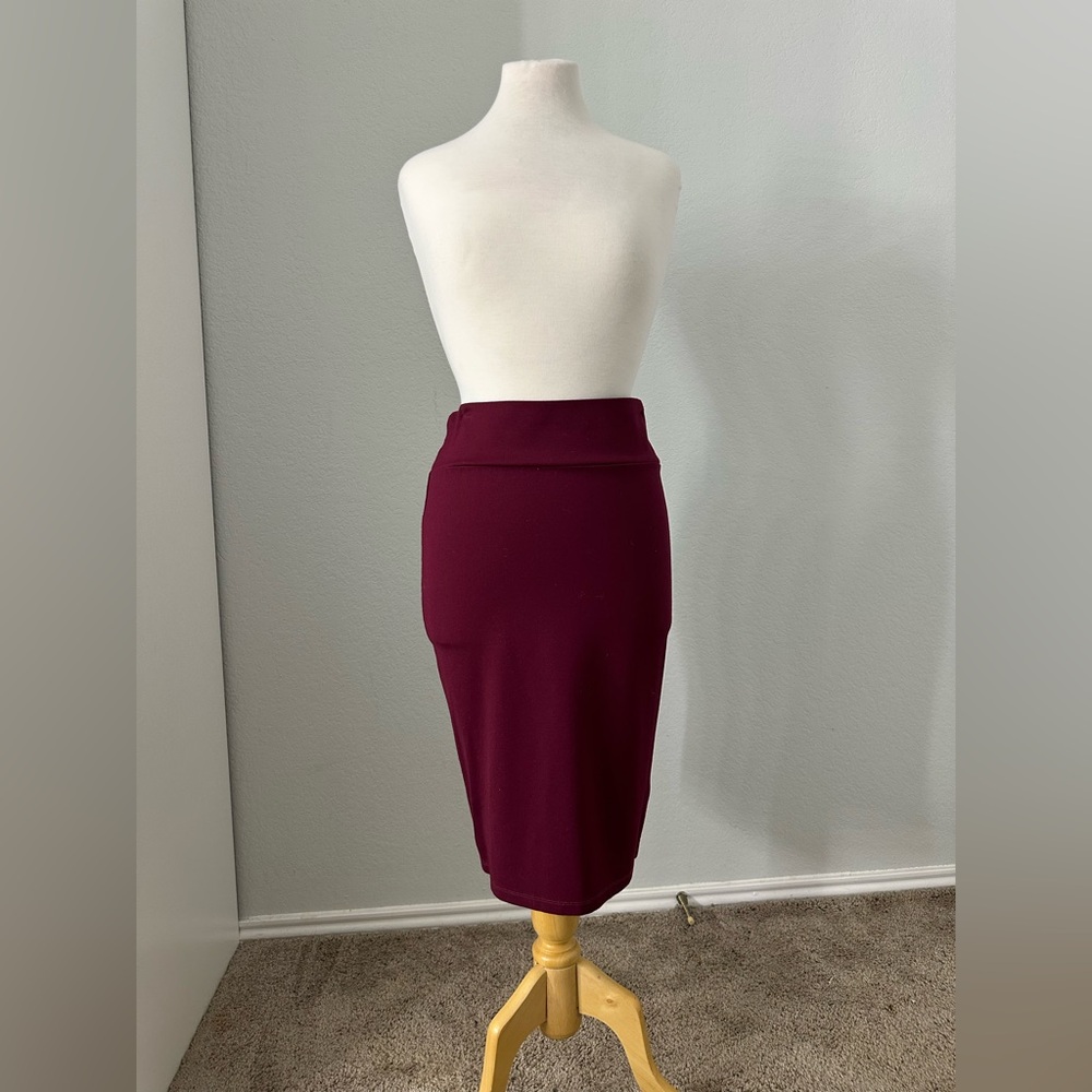 Purpleline pencil skirt